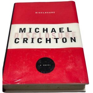 Disclosure a Noval by Michael Crichton hardcover book 1993 English 397 pg READ